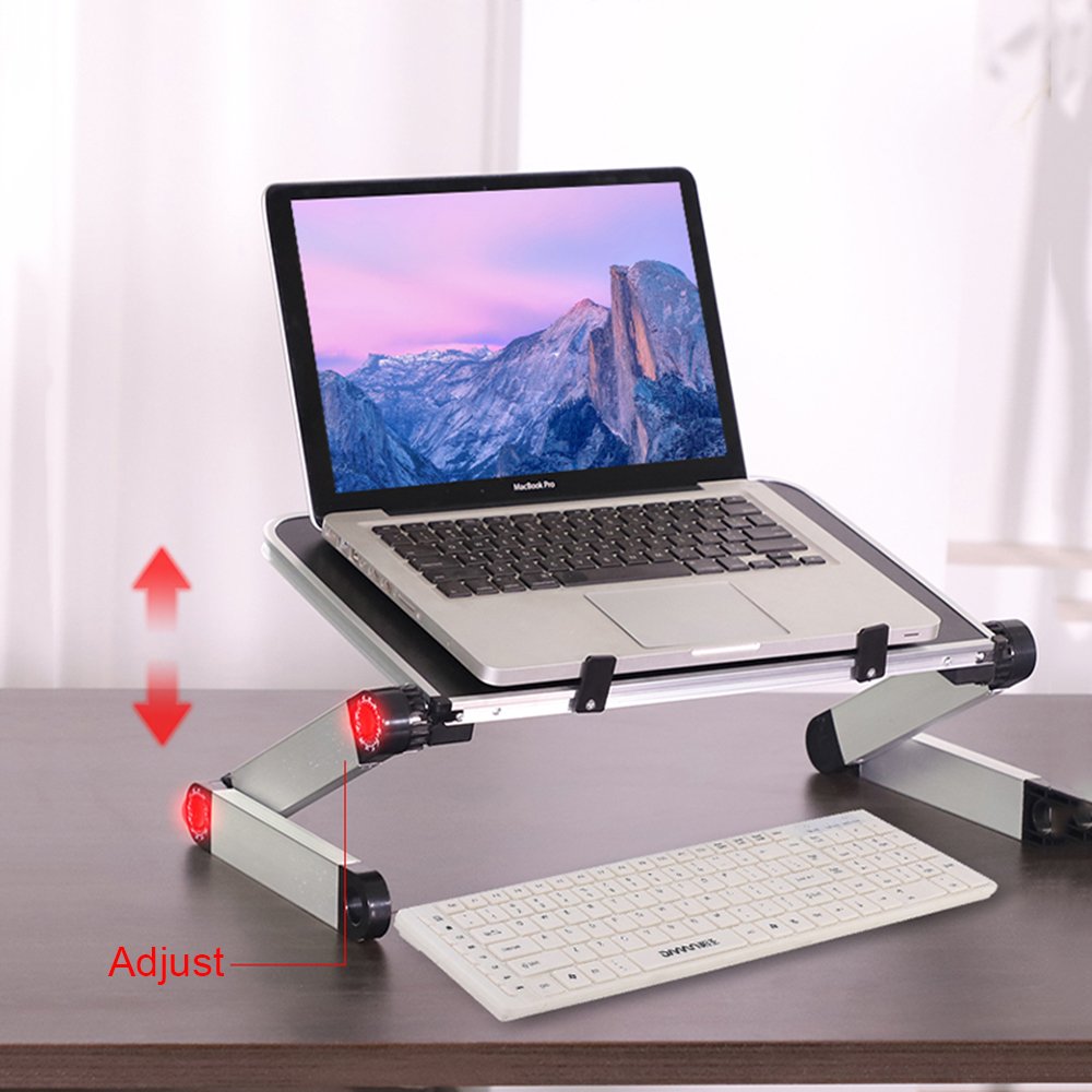 Foldable Laptop Stand - Adjustable Height & 360&deg; Tilt