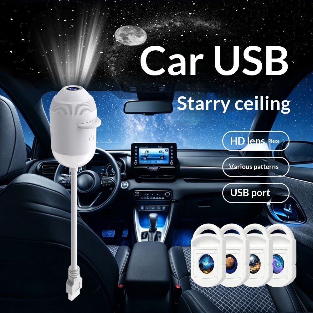 Starry Night Light Projector - Galaxy Ceiling Lamp