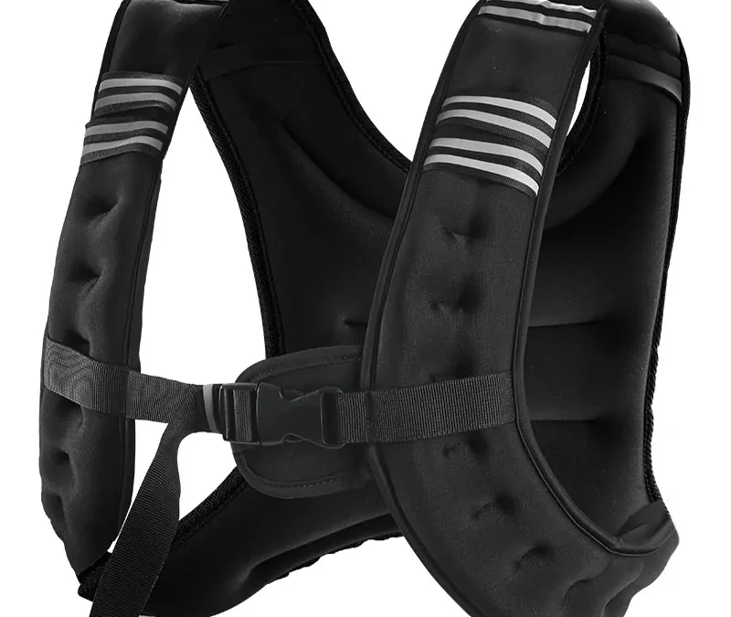 12 lb Weight Vest with Reflective Stripe for Workouts
