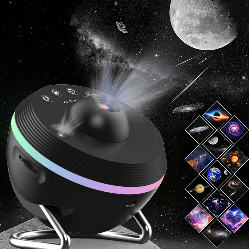 13-in-1 Galaxy Projector Night Light with Rotating Planets