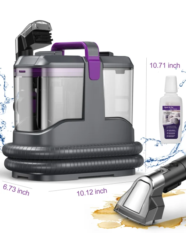 Corded Spot Carpet Cleaner with Wet Sprayer and 1.4 m Hose