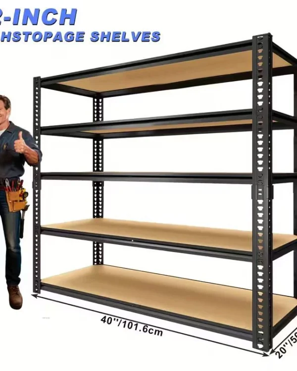 Heavy-Duty Garage Storage Rack, 72 in, 3050 lb Capacity