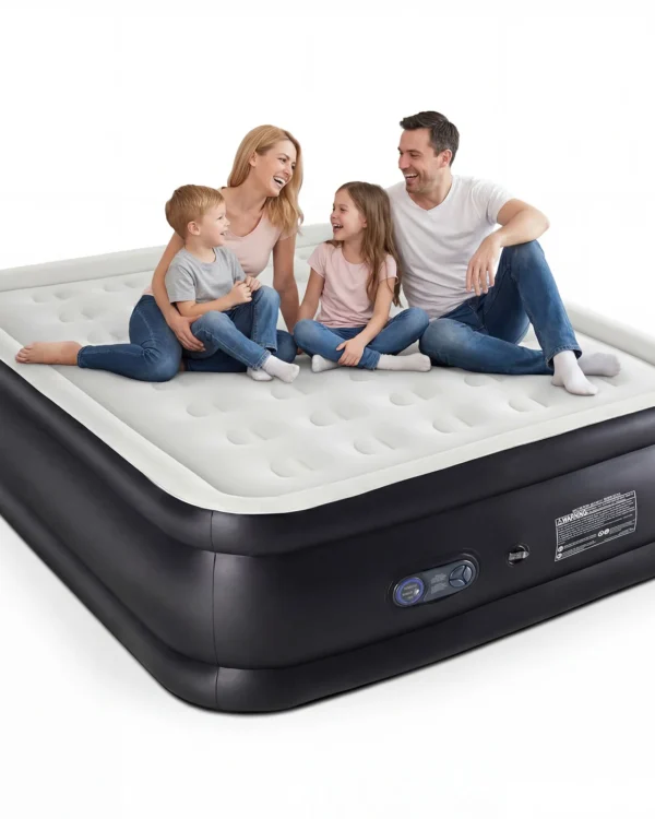 18 in Tall Air Mattress with Built-In Pump, Queen or Twin