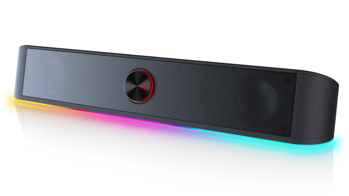 RGB USB Desktop Soundbar, 2.0 Channel Computer Speaker