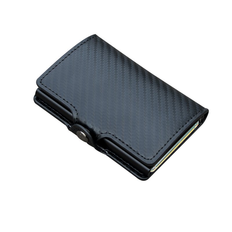 Zip-Around RFID Blocking Card Wallet in Black